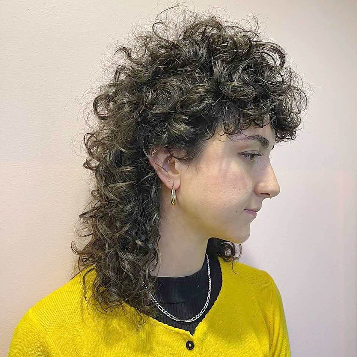 curly mullet hairstyles 1