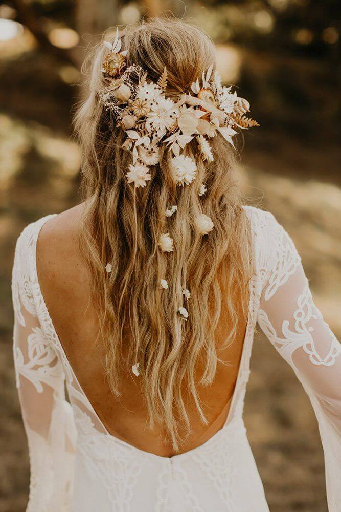 boho waves wedding