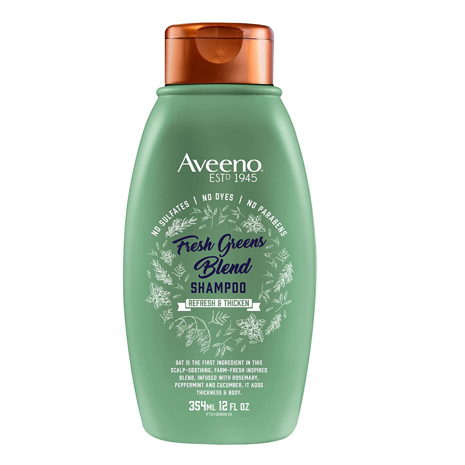 Aveeno Fresh Greens Blend Sulfate Free Shampoo