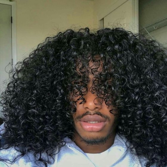 how to grow long curly hair for men