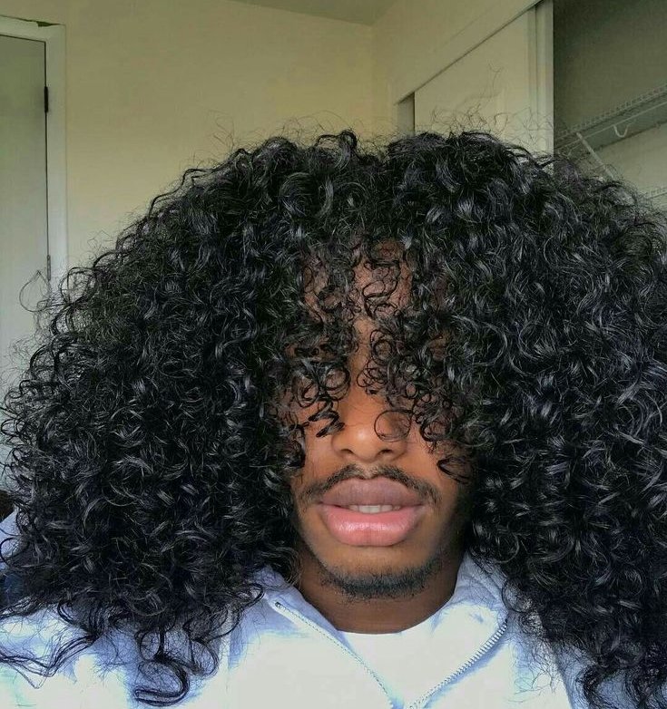 how to grow long curly hair for men