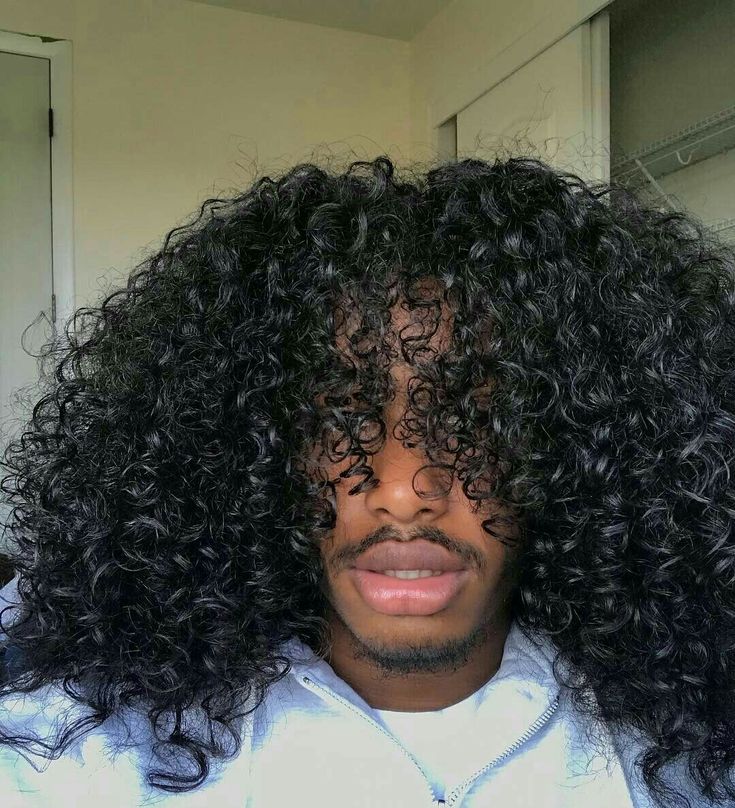 how to grow long curly hair for men